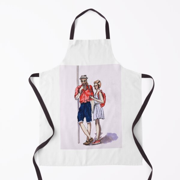 Item preview, Young People Talking Men Woman Sketch by Helen Berk designed and sold by HelenBerkArt.