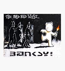 Banksy - The Mild Mild West Photographic Print