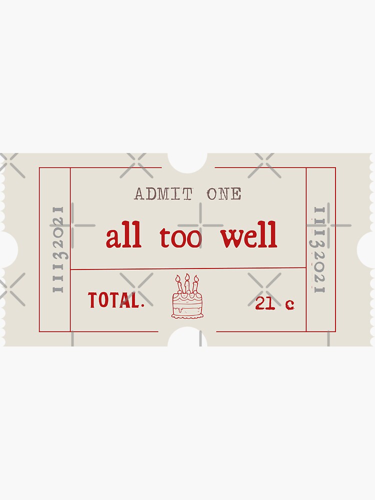 Thumbnail 3 of 3, Sticker, ATW Short Film Ticket designed and sold by popvibex.