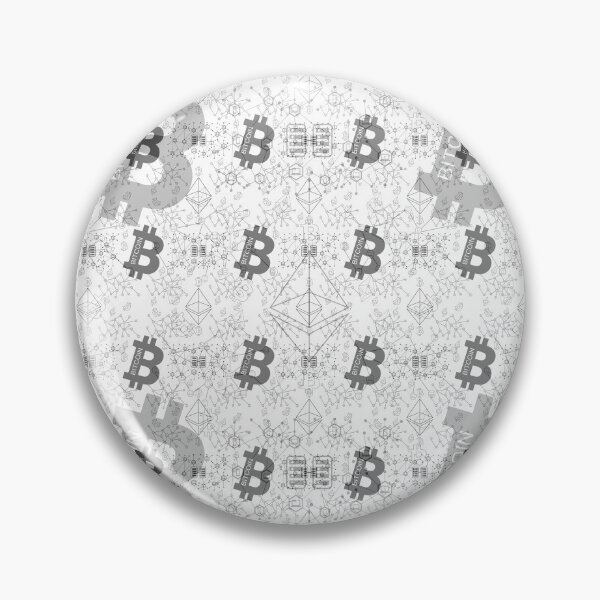 Item preview, Cryptocurrency blockchain white pattern designed and sold by ivanoel.