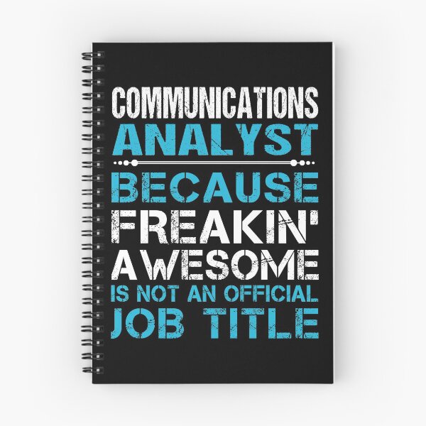 Item preview, Communications Analyst T Shirt - Freaking Awesome Job Gift Item Tee designed and sold by oetate4774.