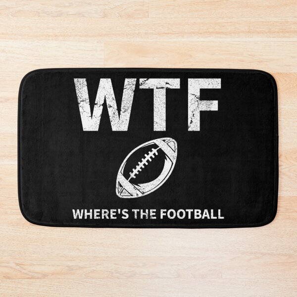 Item preview, WTF Where's The Football Addict Player Quote Text designed and sold by MasterArtsman.