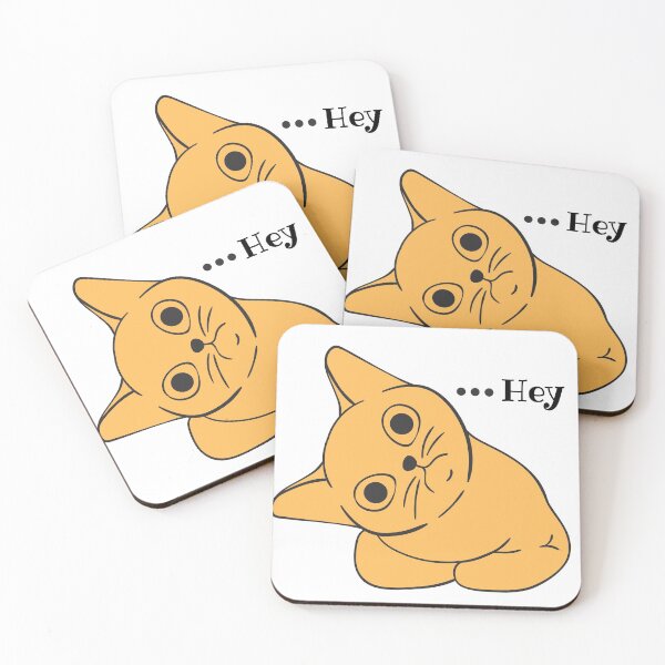 Item preview, Cat says Hey. designed and sold by MirartShop.