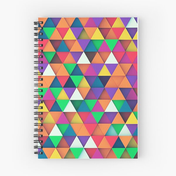 Item preview, Abstract multicolor triangles modern pattern designed and sold by cutecrazytshirt.