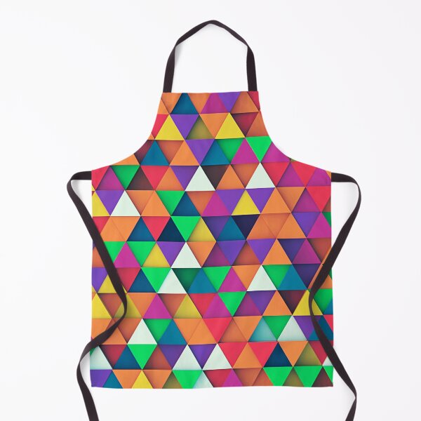 Item preview, Abstract multicolor triangles modern pattern designed and sold by cutecrazytshirt.