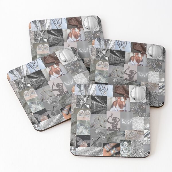Item preview, silver aesthetic collage designed and sold by Kerstinbeyer.