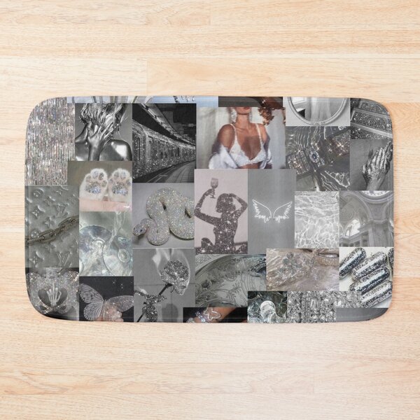 Item preview, silver aesthetic collage designed and sold by Kerstinbeyer.