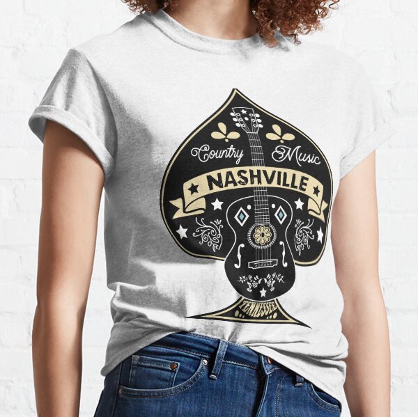 Country Music Lover Vintage Nashville Retro Tennessee Rockabilly Classic T-Shirt