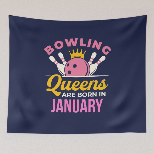 Item preview, Bowling Birthday Women Queens Born in January  designed and sold by jaygo.