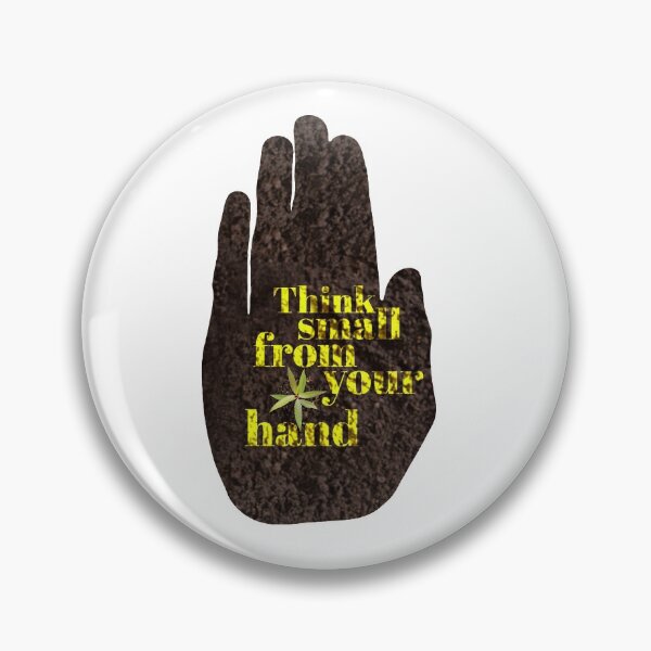Item preview, Think small from your hand designed and sold by design4rum.