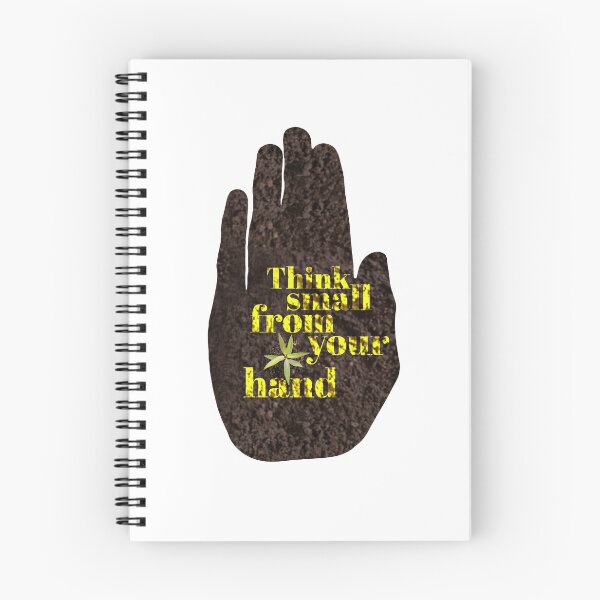 Item preview, Think small from your hand designed and sold by design4rum.