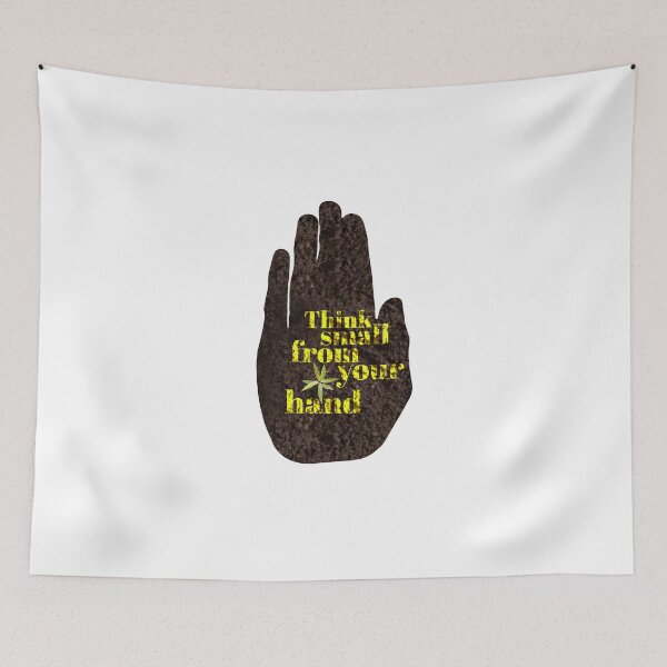 Item preview, Think small from your hand designed and sold by design4rum.