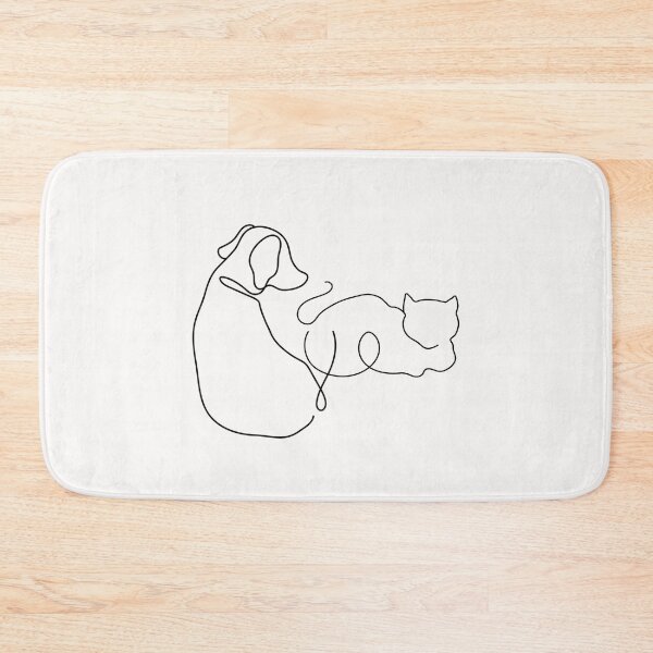 Item preview, cat and dog friendship designed and sold by Elbruz.