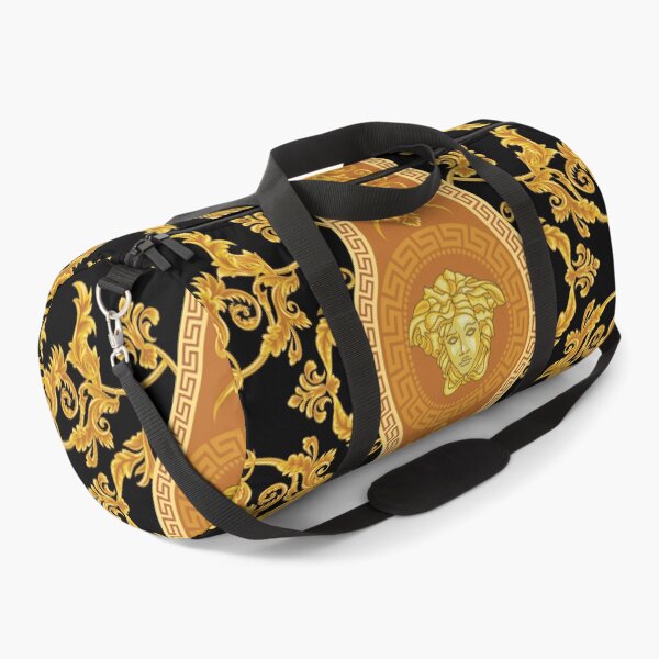 Golden Damask Artwork - Greek inspired design Duffle Bag