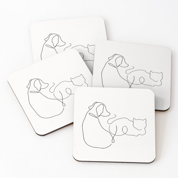 Item preview, cat and dog friendship designed and sold by Elbruz.