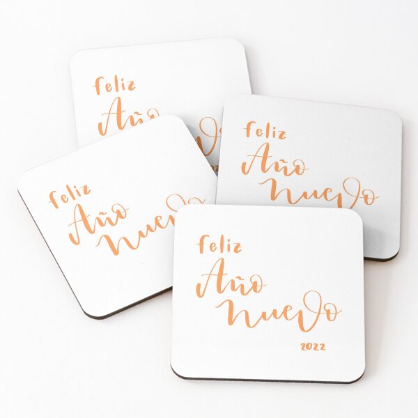 Item preview, Happy New Year 2022. Phrase. Orange Text. Calligraphy. End of the year designed and sold by AnaStickerD.