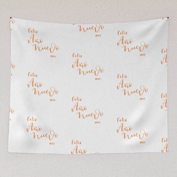 Item preview, Happy New Year 2022. Phrase. Orange Text. Calligraphy. End of the year designed and sold by AnaStickerD.