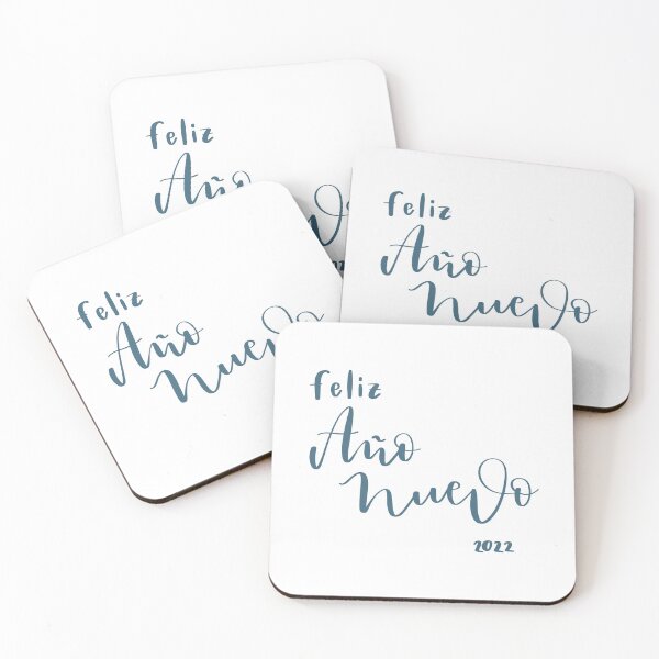 Item preview, Happy New Year 2022. Phrase. Blue Text. Calligraphy. End of the year designed and sold by AnaStickerD.