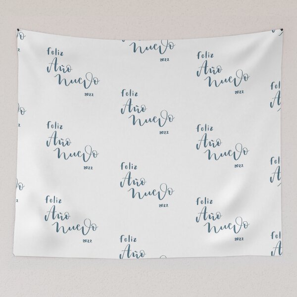 Item preview, Happy New Year 2022. Phrase. Blue Text. Calligraphy. End of the year designed and sold by AnaStickerD.
