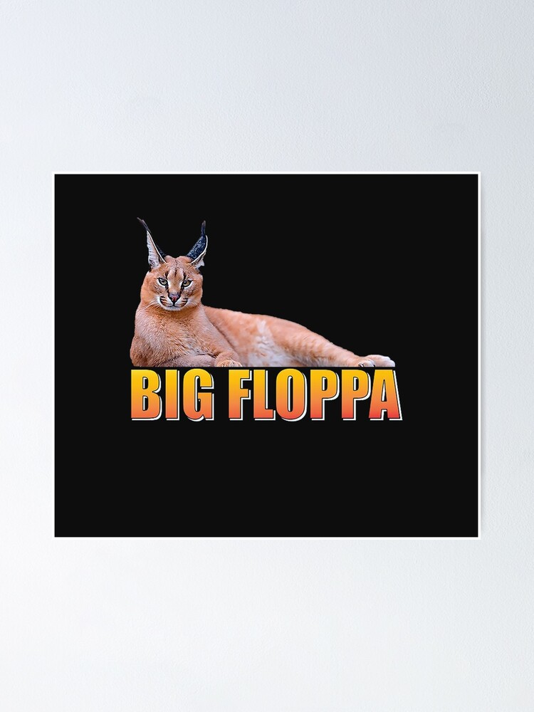 Meme Big Floppa Cat T-Shirt  Cat memes, Cute cats, Funny cats
