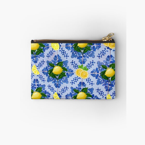 Item preview, Artistic Lemon on Blue Tile designed and sold by Amit khemani.