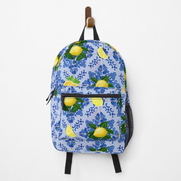 Item preview, Artistic Lemon on Blue Tile designed and sold by Amit khemani.