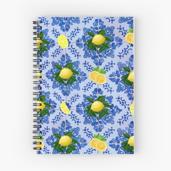 Item preview, Artistic Lemon on Blue Tile designed and sold by Amit khemani.