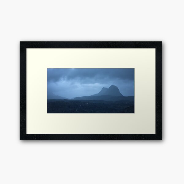 Suilven: The Night Before Framed Art Print