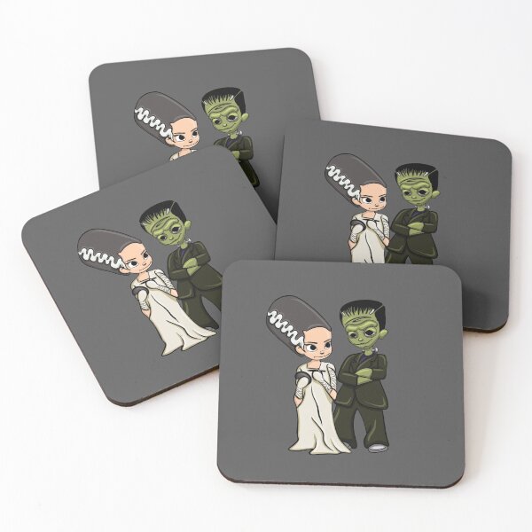 Item preview, Frankenstein and bride designed and sold by HGothMoths.