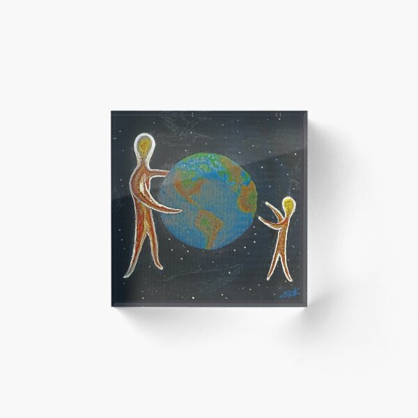 Eternal Globe Acrylic Block