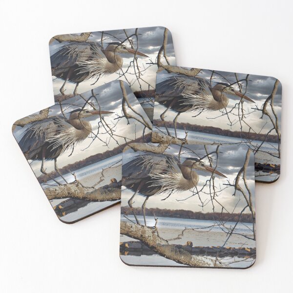 Item preview, Great Blue Herron in tree designed and sold by KDartisticeye.