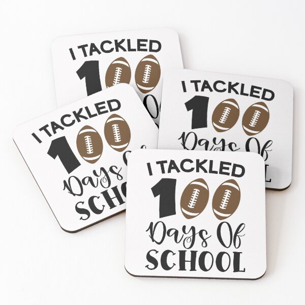 Artikelvorschau, Ich habe 100 Tage lang Football in der Schule gespielt. 100 Tage Lehrerkinder entworfen und verkauft von clothesy7.