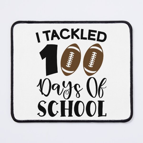 Item preview, I Tackled 100 Days Of School Football 100th Days Teacher Kids designed and sold by clothesy7.