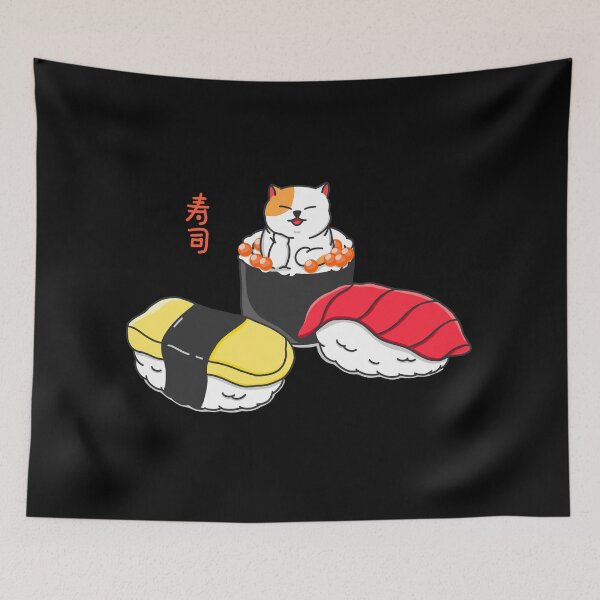 Item preview, Happy Cat Sushi designed and sold by Kimprut.
