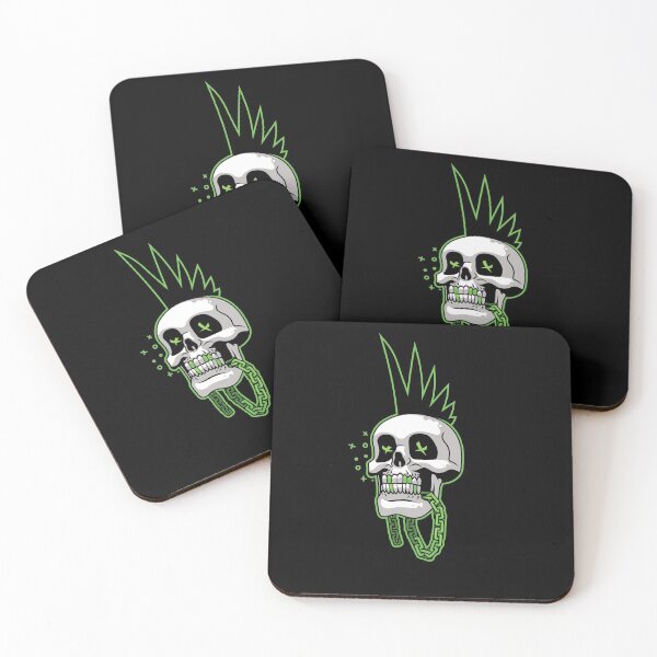 Item preview, Punk rocker skull designed and sold by 1DesignDude1.