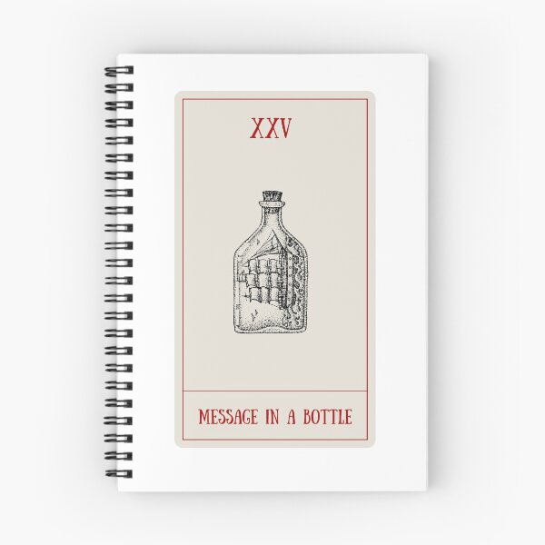Item preview, Message In A Bottle Tarot Card designed and sold by popvibex.