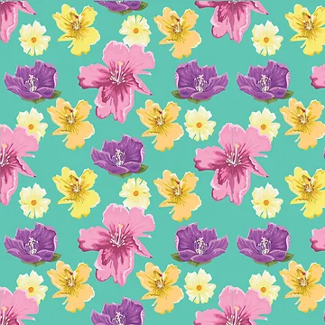 Artwork thumbnail, Flower pattern by Sadil