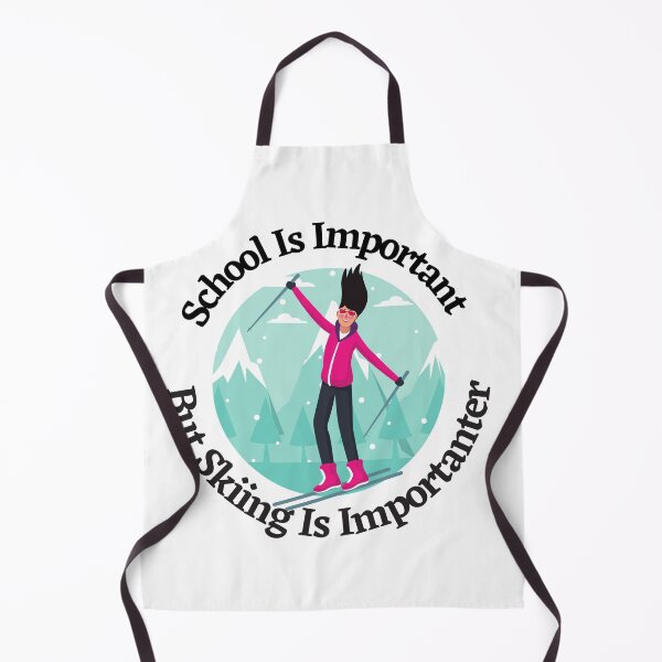 Item preview, School Is Important But Skiing Is Importanter designed and sold by jinif.
