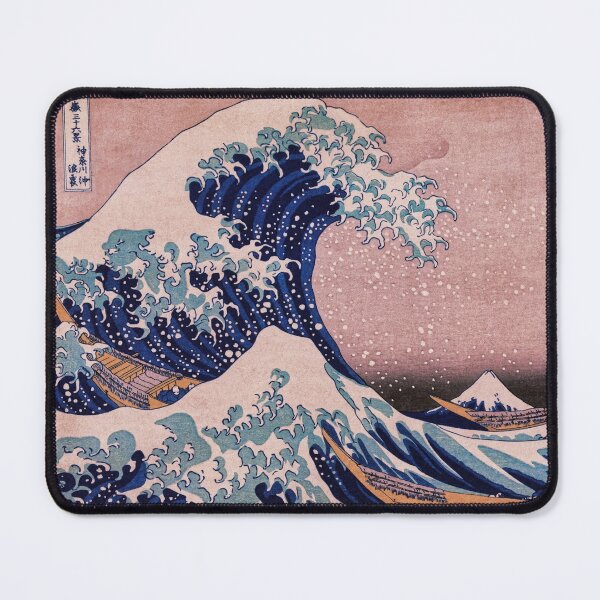 Artikelvorschau, Die „Große Welle vor Kanagawa“-Pink-Edition entworfen und verkauft von angelisart.