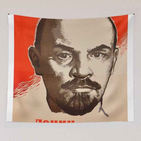 Item preview, Lenin: the banner of this era! Soviet Poster Prints designed and sold by CommunistGoods.