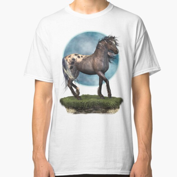 Mustang Native American Youth T-Shirt Tribal Horse Ethnic Headdress Kids Tee