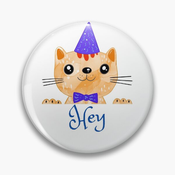 Item preview, Cat says Hey. designed and sold by MirartShop.