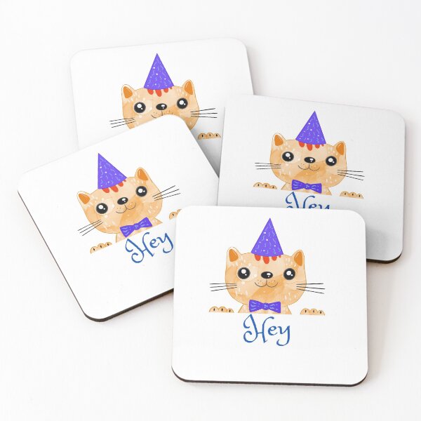 Item preview, Cat says Hey. designed and sold by MirartShop.