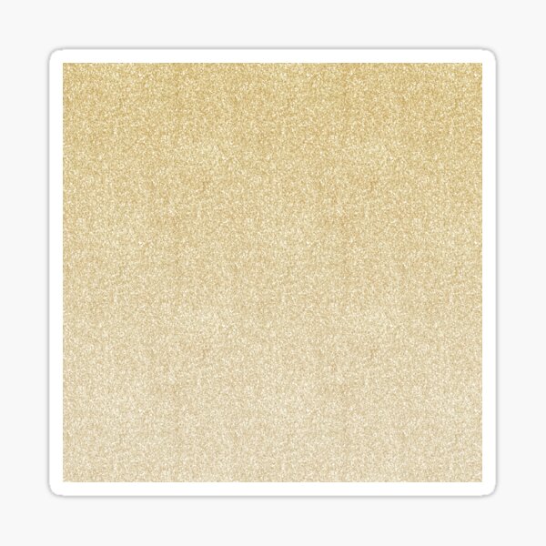 "Gold Ombre Glitter" Sticker by pencreations | Redbubble