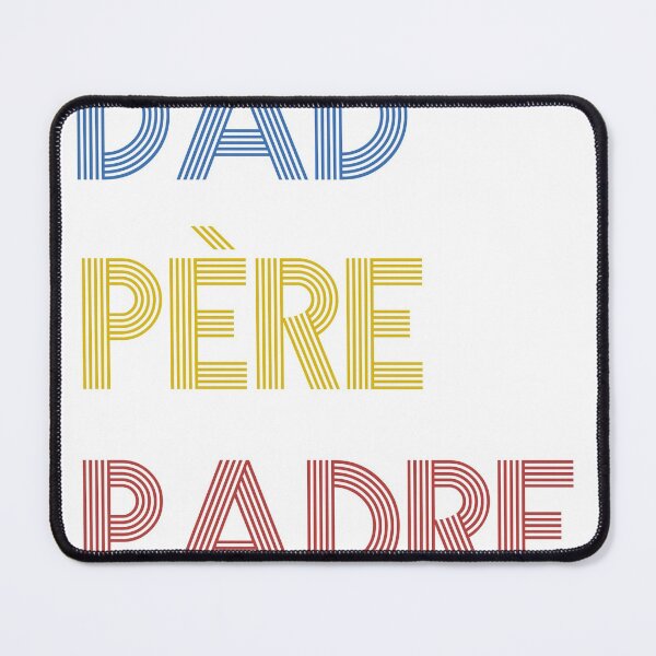 Item preview, Dad translated to french and spanish  designed and sold by bluebadgez.