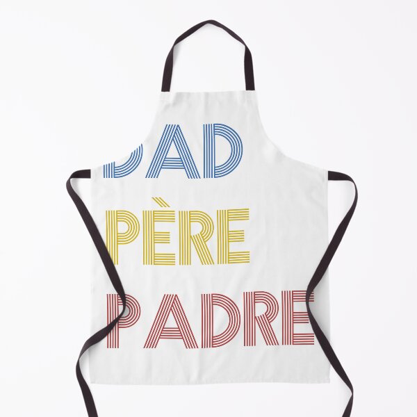 Item preview, Dad translated to french and spanish  designed and sold by bluebadgez.