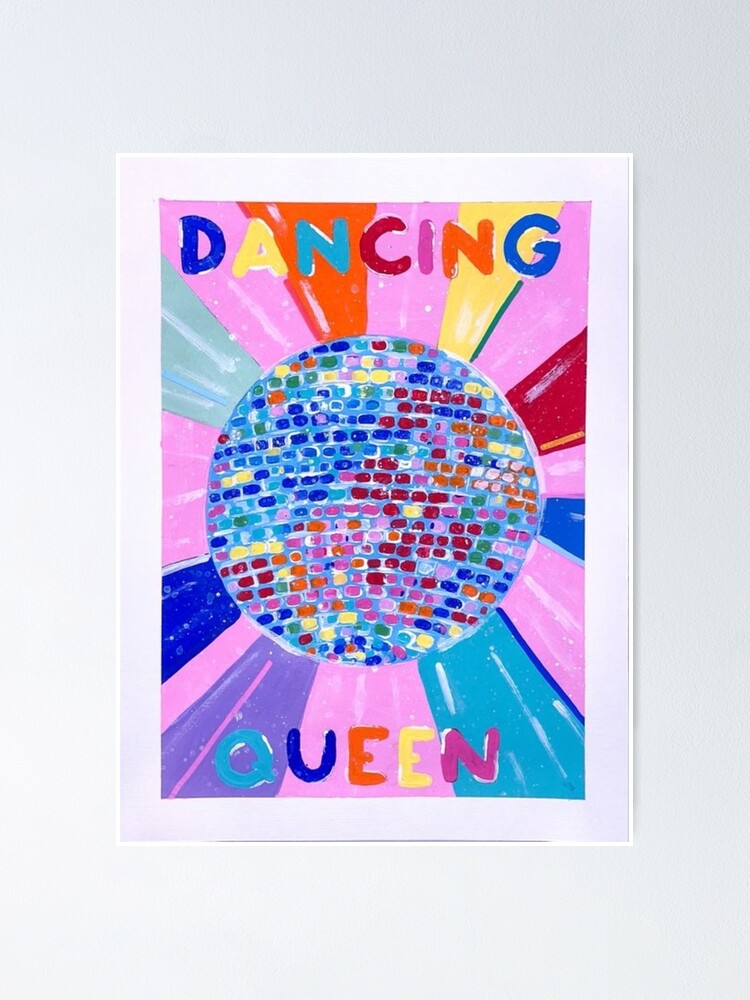 Dancing Queen, Vintage 1970s Retro Disco, Redbubble