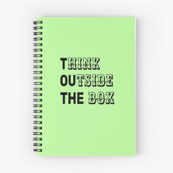 Item preview, Think outside the box motivational quote  designed and sold by atktdesigns.