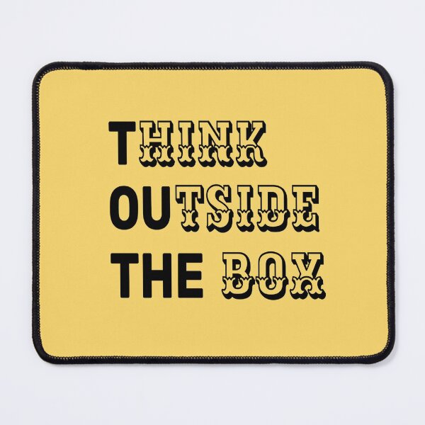 Item preview, Think outside the box motivational quote  designed and sold by atktdesigns.