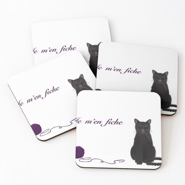Item preview, I don’t care black cat designed and sold by xello32.